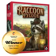 Raccoon Tycoon Fun Party Kids Strategy Game Town Development Activity Toy 8+