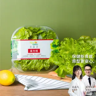 NICE GREEn 美蔬菜盒(活力旺) 1盒 生菜 溫沙拉 萵苣 蔬果汁 水耕蔬菜