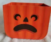 Sad or Scared Pumpkin Face Bucket – Brand new & Factory Labeled