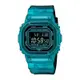 CASIO卡西歐 G-SHOCK 藍牙 半透明 漸變炫藍 經典方形 DW-B5600G-2_42.8mm