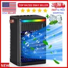 Portable Air Cooler Fan LED Mini Air Conditioner Personal Cooling Fan Humidifier