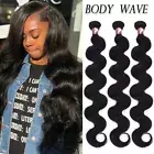 Unprocessed 100% Russian Virgin Human Hair Extensions Weft Weave 3Bundles 300g