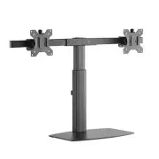 Brateck Dual Screen Pneumatic Vertical Lift Monitor Stand Fit 17-27" Flat&Curved