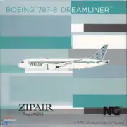 NGM59017 1:400 NG Model ZipAir Tokyo B787-8 Reg #JA825J (pre-painted/pre-built)