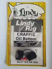 Lindy Rig Crappie Off Bottom 2 Sinkers 2 Swivels 3 Snells 1/4 oz Handtied