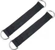 WHAMVOX Pull up Bands Exercise Grips Belt Gymnastic Ring Belt Training Straps 2 Pcs Fitness Hanging Straps Stainless Steel Ring for DIY Fitness Equipment