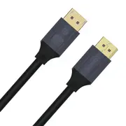 Cruxtec DP21-02-BK DP 2.1 16K DisplayPort Male Cable Cord Connector 2m Black
