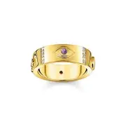 THOMAS SABO Gold Cosmic Talisman Ring with Colourful Stones