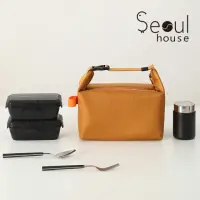 在飛比找momo購物網優惠-【Seoul house】可折疊大容量保溫保冷袋-便當袋(共