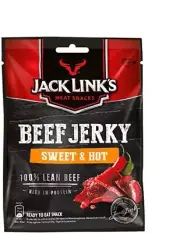 Jack Link’S Beef Jerky Original High Protein Meat Snack Dried Halal Beef 1X70Gr