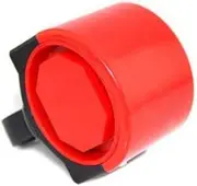 Road Bicycle Loud Colorful Bike Electronic Bell Long Horn Cycling Hooter Siren Plastic Alarm Belling-Red