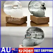 Predicting Barometer,Skull Shape Storm Glass Weather Predictor,Crystal Bottle□ㆁ