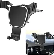 musttrue Car Phone Holder for 2015-2025 Porsche Macan and 2019-2023 Cayenne Auto Accessories Navigation Bracket Interior Decoration Mobile Cell Phone Mount
