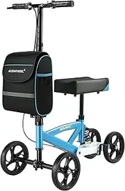 GENKI Knee Walker Scooter Mobility Walking Equipment Alternative Crutch Wheelchair Steerable Foot Ankle Leg Wheelchair
