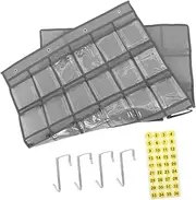 DOITOOL 1 Set Classroom Hanging Cell Phone Organizer with Flexible Wall Storage Bag for Easy Access for Classroom and Home Keeps Phones Organized Sight