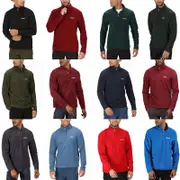 Regatta Mens Thompson Lightweight 1/2 Zip Outdoor Walking Fleece Pullover Navy L