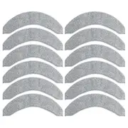12Pack Replacement Mop Pads for Combo J7+ Robot Vacuum, Reusable Microfiber Mopping Pad Accessories As shown