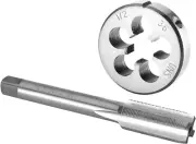 Burkit 1/2"-36 UNS Tap and Die Set Right Hand, 1/2 X 36 UNS Machine Thread Tap