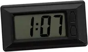 iplusmile Car Electronic Clock Digital Clock for Car Digital Watch Alarm Clocks LED Digital Wall Clock Mini Electronic Clock Timer Ultra Thin Digital Clock Mini Digital Clock Plastic Black