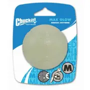 ChuckIt! Medium 6cm Single Max Glow Dog & Puppy Ball Glow in the Dark (Chuck It)