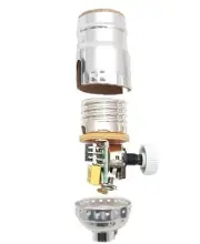 B&P Lamp Aluminum Dimmer Sockets with Set Screw