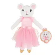 Claris the Chicest Mouse in Paris - Parfait Pink, Soft Toy, Plush 20cm (height)