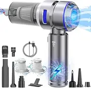 Car Vacuum Cleaner,22000PA High Power Mini Vacuum Cleaner,Rechargeable Handheld Vacuum,Portable Cordless Compressed Air Duster Air Blower for Car Home