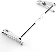 Metal Rear Sway Bar Set for Axial RBX10 Ryft 1/10 RC Crawler Car Upgrade Parts Accessories(Silver)