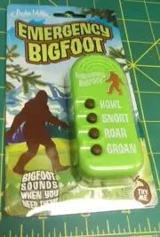Emergency Bigfoot Sounds when you need them! Howls, snorts, roars, groans! fun!!