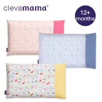 在飛比找momo購物網優惠-【ClevaMama】防扁頭幼童枕-專用枕套1入 35x55