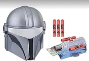 STAR WARS NERF The Mandalorian Rocket Gauntlet + Mask Set, NERF Dart-Launching Toy for Kids Roleplay, Toys for Kids Ages 5 and Up