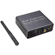 Audio DAC Decoder Bluetooth 5.0 Receiver Amplifier U Disk Player KTV Mic Adapter