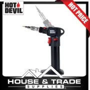 Hot Devil Butane Blow Torch & Soldering Iron With Rotating Head 3-In-1 HD909