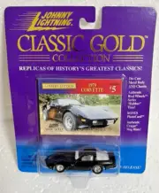 Johnny Lightning 1999 Classic Gold Collection 1979 Black Corvette #5 Car