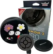 Megacom DuoMon3 Pro 2025ver. Auto Catcher, Waterproof 1P/2P Auto Catch and Spin, Wireless Connection with Vibration,Sound and One Touch Reconnect - Black