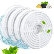 4-Pack Cat Water Fountain Replacement Filter Cotton Activated Carbon Filters