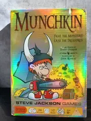 Munchkin Card/Board Game SHINY GOLD FOIL HOLO BOX 2nd Printing 2014 New Sealed
