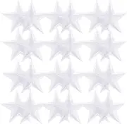 CIMAXIC 30pcs Star Iron Patches for Clothing Embroidered Star Appliques for DIY Crafts Decorative Patches for Clothes Bags Hats and Accessories