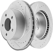 SCITOO 120.67022,5115 Front Brake Rotors Fit For 1990-1999 For Jeep Cherokee,1990-1992 For Jeep Comanche,1993-1998 For Jeep Grand Cherokee,1997-1999 For Jeep TJ,1990 For Jeep Wagoneer