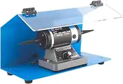 Jewelry Bench Polisher Adjustable Speed Polishing Buffing Machine 8000r/min Buffer Grinder Dust Collector for Jewelry, Wood, Amber, Metal, Jade