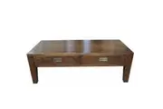 MF Solid Oak Timber 2 Drawer 2 way Coffee Table