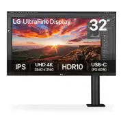 LG 32UN880K-B 31.5" 4K UHD IPS USB-C Ergonomic Height Adjustable Monitor