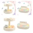 Turntable Cupcake Display Stand Automatic Rotating for Kitchen Bakery Gift