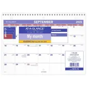 AT A GLANCE Academic Wall Calendar 11x8 16 Months Sept 2025-Dec 2026