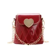 Children Pu Leather Purses and Handbags New Little Girl Small Coin Wallet Pouch Box Purse Kids Messenger Bag Gift