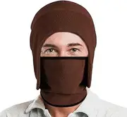 [Generic] Face Warmer - Neck Covering Winter Face Protector | Cold Weather Face Shield, Women Neck Warmer Hood for Cold Weather Skiing, Snowboarding