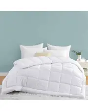 Unikome Medium Weight Quilted Down Alternative Comforter With Duvet Tabs