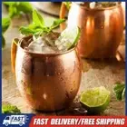 Stainless Steel Hammered Copper Mule Mug Coffee Milk Tea Beer Cup Plated Canecas