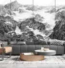 3D Landscape Painting Mountains Self-adhesive Removeable Wallpaper Wall Mural
