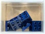 LEGO Parts - Dark Blue Bracket 1 x 2 - 2 x 2 Inverted - No 99207 - QTY 5